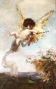 Julius Kronberg Cupid with a Bow